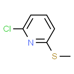 ChemSpider 2D Image | 2-Chloro-6-(methylsulfanyl)pyridine | C6H6ClNS