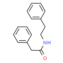 ChemSpider 2D Image | N-PHENETHYL-2-PHENYLACETAMIDE | C16H17NO