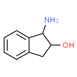 ChemSpider 2D Image | 1-Amino-2-indanol | C9H11NO