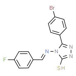 ChemSpider 2D Image | MFCD02660285 | C15H10BrFN4S