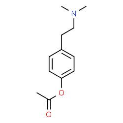 ChemSpider 2D Image | 4-[2-(Dimethylamino)ethyl]phenyl acetate | C12H17NO2
