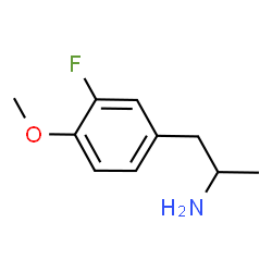 ChemSpider 2D Image | 1-(3-Fluoro-4-methoxyphenyl)-2-propanamine | C10H14FNO