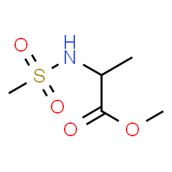ChemSpider 2D Image | Methyl N-(methylsulfonyl)alaninate | C5H11NO4S