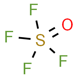 ChemSpider 2D Image | Thionyl tetrafluoride | F4OS