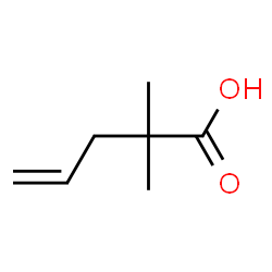 ChemSpider 2D Image | 2,2-Dimethyl-4-pentenoic acid | C7H12O2