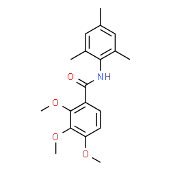 ChemSpider 2D Image | N-Mesityl-2,3,4-trimethoxybenzamide | C19H23NO4