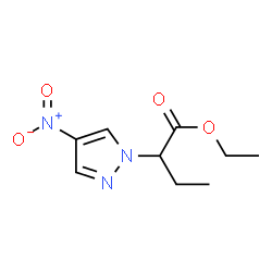 ChemSpider 2D Image | ethyl 2-(4-nitropyrazol-1-yl)butanoate | C9H13N3O4