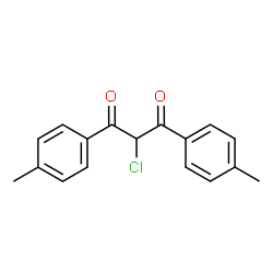 ChemSpider 2D Image | 2-Chloro-1,3-bis(4-methylphenyl)-1,3-propanedione | C17H15ClO2