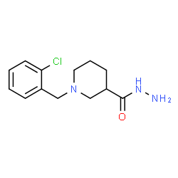 ChemSpider 2D Image | 1-(2-Chlorobenzyl)-3-piperidinecarbohydrazide | C13H18ClN3O