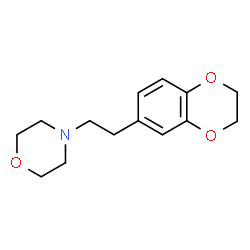 ChemSpider 2D Image | 4-[2-(2,3-Dihydro-1,4-benzodioxin-6-yl)ethyl]morpholine | C14H19NO3