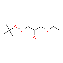 ChemSpider 2D Image | 1-(tert-Butylperoxy)-3-ethoxypropan-2-ol | C9H20O4