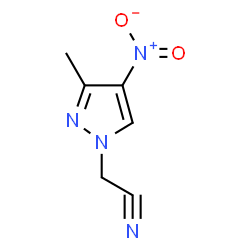 ChemSpider 2D Image | 2-(3-methyl-4-nitropyrazol-1-yl)acetonitrile | C6H6N4O2