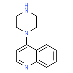ChemSpider 2D Image | 4-(1-Piperazinyl)quinoline | C13H15N3