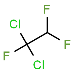 ChemSpider 2D Image | 1,1-Dichloro-1,2,2-trifluoroethane | C2HCl2F3