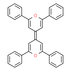 ChemSpider 2D Image | 4-(2,6-Diphenyl-4H-pyran-4-ylidene)-2,6-diphenyl-4H-pyran | C34H24O2