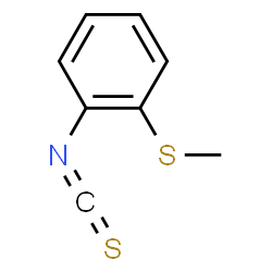 ChemSpider 2D Image | 2-(Methylthio)phenyl isothiocyanate | C8H7NS2