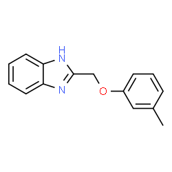 ChemSpider 2D Image | 2-[(3-Methylphenoxy)methyl]-1H-benzimidazole | C15H14N2O
