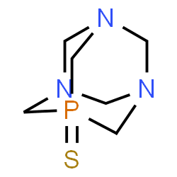 ChemSpider 2D Image | 1,3,5-Triaza-7-phosphaadamantane 7-sulfide | C6H12N3PS