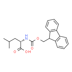 ChemSpider 2D Image | Fmoc-Leu-OH | C21H23NO4