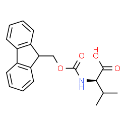ChemSpider 2D Image | FMOC-D-Valine | C20H21NO4