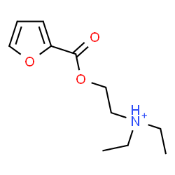 ChemSpider 2D Image | N,N-Diethyl-2-(2-furoyloxy)ethanaminium | C11H18NO3