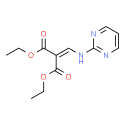 ChemSpider 2D Image | Diethyl-[(2-pyrimidinylamino)methylen]malonat | C12H15N3O4