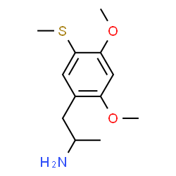 ChemSpider 2D Image | 2,4-dimethoxy-?-methyl-5-(methylthio)benzeneethanamine | C12H19NO2S