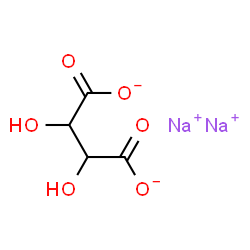 ChemSpider 2D Image | Sodium tartrate | C4H4Na2O6