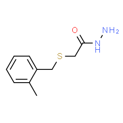 ChemSpider 2D Image | 2-[(2-Methylbenzyl)sulfanyl]acetohydrazide | C10H14N2OS