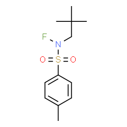 ChemSpider 2D Image | p-Tolyl-N-fluoro-N-neopentylsulfonamide | C12H18FNO2S