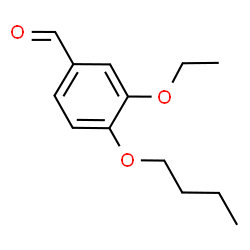 ChemSpider 2D Image | 4-Butoxy-3-ethoxybenzaldehyde | C13H18O3