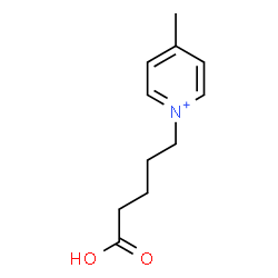 ChemSpider 2D Image | 1-(4-Carboxybutyl)-4-methylpyridinium | C11H16NO2