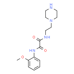 ChemSpider 2D Image | N-(2-Methoxyphenyl)-N'-[2-(1-piperazinyl)ethyl]ethanediamide | C15H22N4O3
