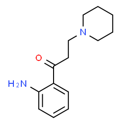 ChemSpider 2D Image | 1-(2-Aminophenyl)-3-(1-piperidinyl)-1-propanone | C14H20N2O