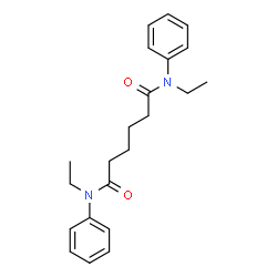 ChemSpider 2D Image | N,N'-Diethyl-N,N'-diphenylhexanediamide | C22H28N2O2
