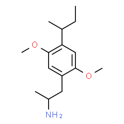 ChemSpider 2D Image | 1-(4-sec-Butyl-2,5-dimethoxyphenyl)-2-propanamine | C15H25NO2