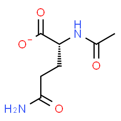 ChemSpider 2D Image | (2R)-2-Acetamido-5-amino-5-oxopentanoate | C7H11N2O4