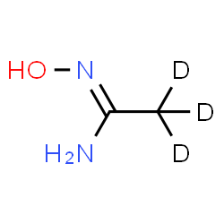 ChemSpider 2D Image | (1Z)-N'-Hydroxy(~2~H_3_)ethanimidamide | C2H3D3N2O