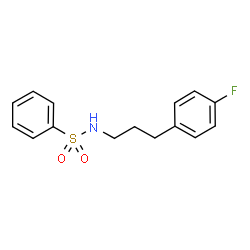 ChemSpider 2D Image | N-[3-(4-Fluorophenyl)propyl]benzenesulfonamide | C15H16FNO2S