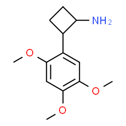 ChemSpider 2D Image | 2-(2,4,5-Trimethoxyphenyl)cyclobutanamine | C13H19NO3