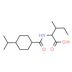 ChemSpider 2D Image | N-[(4-Isopropylcyclohexyl)carbonyl]isoleucine | C16H29NO3