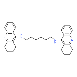 ChemSpider 2D Image | N,N'-Di(1,2,3,4-tetrahydro-9-acridinyl)-1,6-hexanediamine | C32H38N4