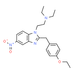 ChemSpider 2D Image | Etonitazene | C22H28N4O3