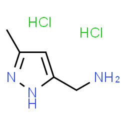 ChemSpider 2D Image | 5-(Aminomethyl)-3-methylpyrazole Dihydrochloride | C5H11Cl2N3