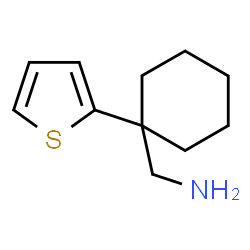 ChemSpider 2D Image | 1-[1-(2-Thienyl)cyclohexyl]methanamine | C11H17NS