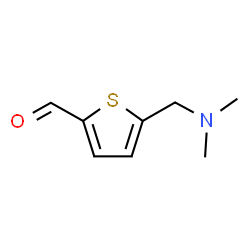 ChemSpider 2D Image | 5-[(Dimethylamino)methyl]-2-thiophenecarbaldehyde | C8H11NOS