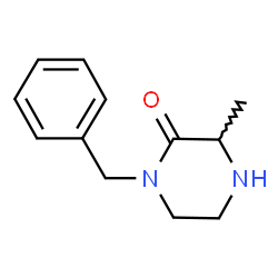 ChemSpider 2D Image | 1-Benzyl-3-methyl-2-piperazinone | C12H16N2O