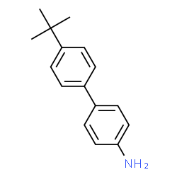 ChemSpider 2D Image | 4TERTBUTYL4AMINOBIPHENYL | C16H19N