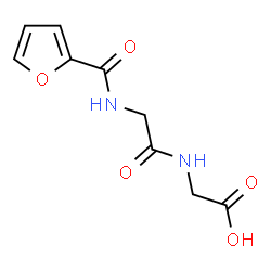 ChemSpider 2D Image | N-(2-Furoyl)glycylglycine | C9H10N2O5