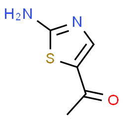 ChemSpider 2D Image | 1-(2-Amino-1,3-thiazol-5-yl)ethanone | C5H6N2OS